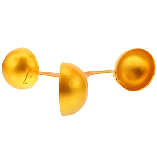Cup Aluminum Anemometer Wind Speed Sensor Replacement Wind Measurement Part for Outdoor Weather Stations Greenhouses Agriculture Yellow for Accurate Airflow Monitoring by Unknown