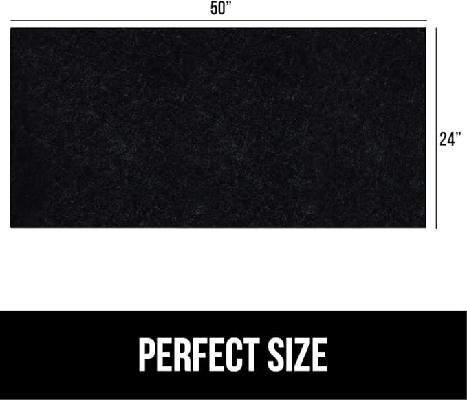 GORILLA GRIP LeakGuard Non-Adhesive Under Sink Mat for Kitchen Cabinet, 24x50, Waterproof Quick Dry Shelf Liner, Durable Absorbent Felt Mats for Bathroom Sinks, Cabinets, Dresser, Easy to Trim, Black - Image 7