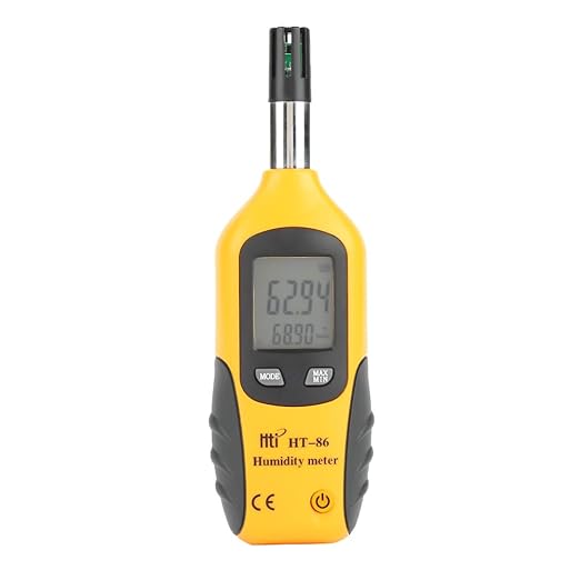 HT-86 Temperature Humidity Meter 2 in 1 Portable Digital Hygrometer Thermometer Humidity Gauge Monitor Indoor Outdoor with Wet Bulb Dew Point Double Display for Industry Agriculture Meteorology by Walfront
