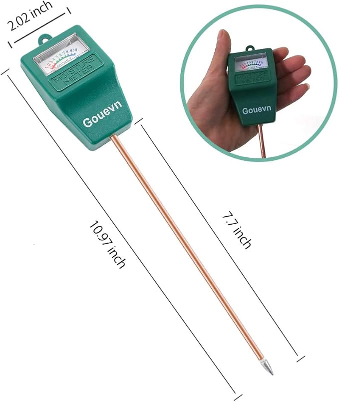 Soil Moisture Meter, Plant Moisture Meter Indoor & Outdoor, Hygrometer Moisture Sensor Soil Test Kit Plant Water Meter for Garden, Farm, Lawn (No Battery Needed) - Image 6