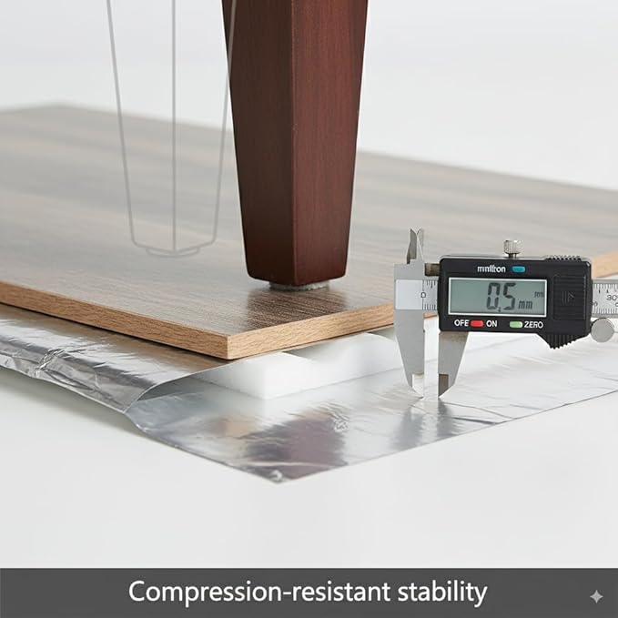 Silver Pad 200, EVA 2mm Underlayment with Silver Film – Sound Reduction, Cold Block, Moisture Barrier for Laminate, Engineered Wood & Vinyl Flooring (No Attached Pad), 200 Sqft Roll, - Image 7