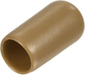 uxcell 20pcs Rubber End Caps 7.5mm ID Vinyl PVC Round Tube Bolt Cap Cover Screw Thread Protectors Light Brown by uxcell