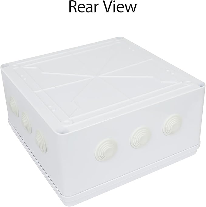 LeMotech Junction Box, ABS Plastic IP65 Waterproof and Dustproof, Universal Electrical Enclosure, Outdoor and Indoor Project Box 11.8X 11.8X 5.9 inch (300 x 300 x 150 mm) - Image 7