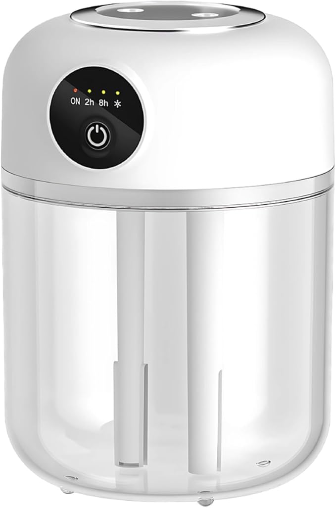 Portable Dual Nozzle Humidifier, Usb-Powered, Large Capacity For Home, Office, Car - Auto Shut-Off by BOXOON