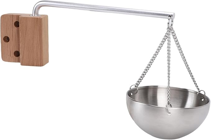 Stainless Steel Sauna Aromatherapy Bowl, Swing Arm Design Essential Oil Diffuser with Humidifier Function, Stainless Steel Construction for Sauna & Spa Rooms - Image 9