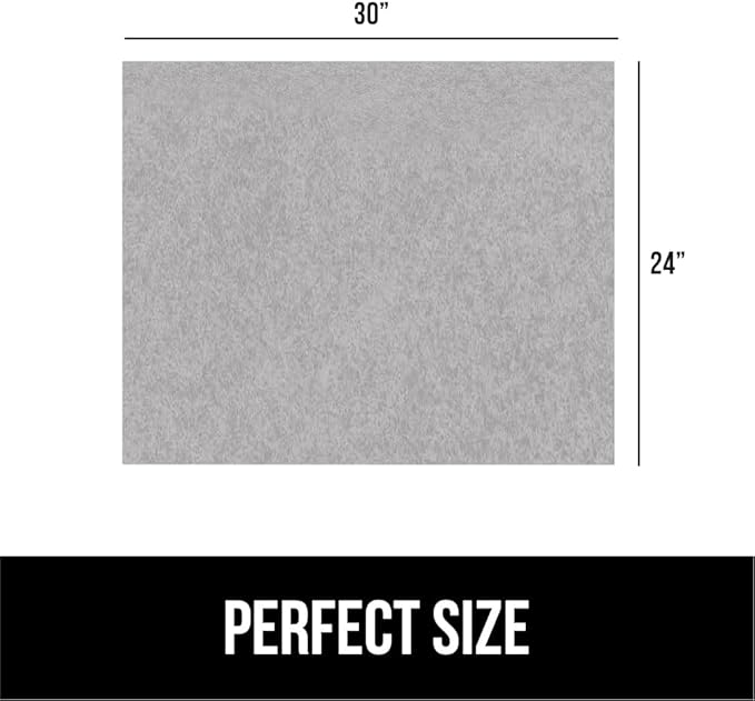 GORILLA GRIP LeakGuard Non-Adhesive Under Sink Mat for Kitchen Cabinet, Waterproof Quick Dry Shelf Liner, Durable Absorbent Felt Mats for Bathroom Sinks, Cabinets, Dresser, Easy Trim, 24x30 Light Gray - Image 7