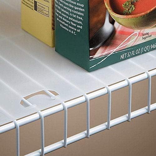 Shelf Liner for 16" Wire Shelving with Locking Tabs - 10 Foot Roll - Image 2
