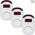 Carbon Monoxide Detectors, WESHLGD Plug-in CO Detector Alarm Monitor with LED Digital Display and Voice Alert for Home/Kitchen - 3 Pack by WESHLGD