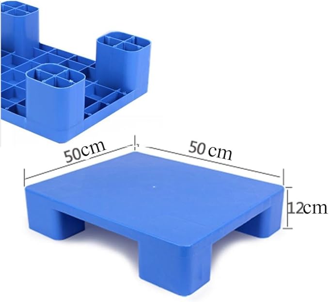 LNNW Stackable Plastic pallets, Warehouse Moisture Barrier, Indoor Outdoor Supermarket Waterproof Storage Goods Racks Floor Pallets for Garage Supermarket Basement - Image 2