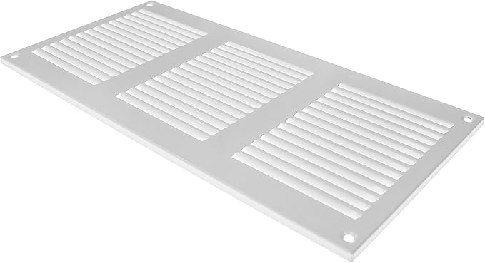 Vent Systems 12" x 6" Inch (Overall) Scratch Resistant White Metal Vent Cover - 3 Pack - Louvered Duct Grille with Built-in Mesh Screen - Wall or Ceiling HVAC Ventilation Register for Indoor & Outdoor - Image 9