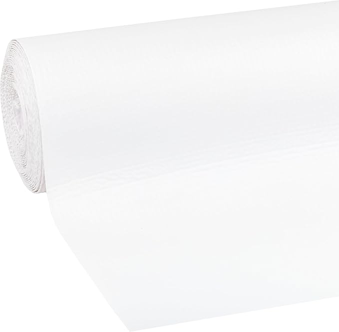 Smooth Top EasyLiner for Cabinets & Drawers - Easy to Install & Cut to Fit - Shelf Paper & Drawer Liner Non Adhesive - Non Slip Shelf Liner for Kitchen & Pantry - 12in. x 24ft. - White - Image 2