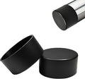 2 Pcs 3" (77 mm) Round Chair Leg Tips Caps, Silicone Rubber Furniture Leg Floor Protectors, Reduce Noise Folding Metal Chair Leg Cap Replacement for Bar Stool Leg Patio Indoor, Black by BOPOREAE
