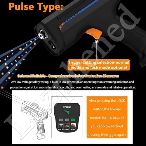 Anti-Static Gun - Handheld Static Eliminator for Electronics, Precision Machinery & Assembly - Effective Air Gun for Electronic Labs & Anti-Static Balancer - Image 6