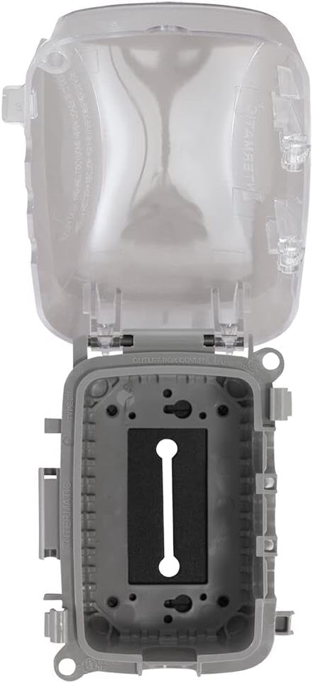 Intermatic WP5100C Extra-Duty in-Use Electrical Outlet Cover - Single Gang, Versatile Outdoor Receptacle Cover - Secure and Weatherproof Design for Outdoor GFCI Outlets, Durable Plug Cover - 2.75" - Image 6