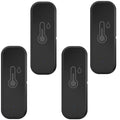 WiFi Temperature and Humidity Sensor,Compatible with Alexa and Google Home,No Hub Required,for Home,Baby Rooms,Greenhouses Accessories,Garages Black 4Pack(No Include Battery) by Unknown