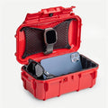 Evergreen 57 Waterproof Dry Box Protective Case - Travel Safe/Mil Spec/USA Made - for Cameras, Phones, Ammo Can, Camping, Hiking, Boating, Water Sports, Knives, & Survival (Red) by EvergreenCases
