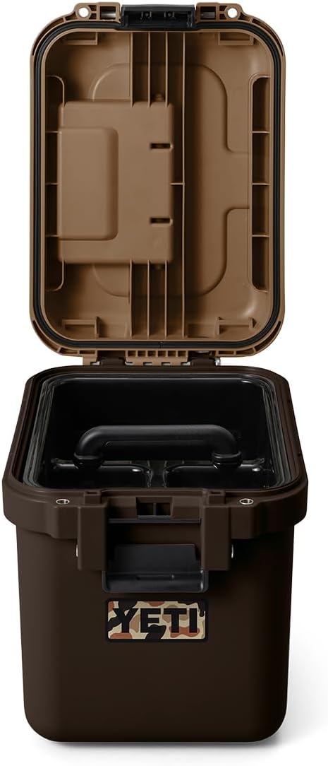YETI LoadOut 15 GoBox Divided Waterproof Cargo Case, Dry Box, Camera Case, Fishing Tackle Box, Wetlands Brown - Image 5