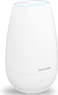 SOICARE Car Diffuser (2nd Generation), Small Portable Car Essential Oil Diffuser with Built-in USB Cable, Mini Aromatherapy Air Scent Humidifier Diffuser for Travel/Office/Home (White) by Inspiration+of+The+Nature