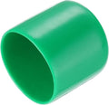uxcell 20pcs Rubber End Caps 32mm(1 1/4") ID Vinyl PVC Round Tube Bolt Cap Cover Screw Thread Protectors Dark Green by uxcell