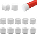 1" (25.7mm) Silicone Chair Leg Floor Protectors, Rubber Chair Leg Caps, Non-Slip Furniture Pads Round Chair Feet Covers End Caps for Hardwood Floors, Patio & Table Foots, White (10PCS) by EASYEAH