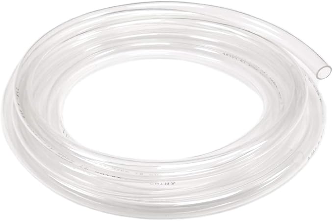 Eastrans 10ft x 1" ID Clear Vinyl Tubing, Flexible Hybrid PVC Tubing Hose, Lightweight Plastic Tube UV Chemical Resistant Vinyl Hose, BPA Free and Non Toxic by EASTRANS