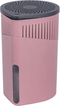 WENKO Portable Dehumidifier Drop Design, Compact and Rechargeable Dehumidifier for Bathroom, Closet, Bedroom, Garage, Covers up to 2800 Cubic Feet, 2.2 lbs, Pink, 5.9 x 9.1 x 5.9 in by Wenko%2C+Inc.