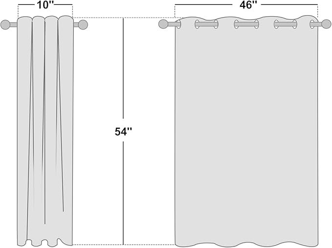 NICETOWN Blackout Living Room Curtain 102 inch Length - Grommet Thermal Insulated Cold & Heat Blocking Window Treatment Sound Reducing Drape for Bedroom (Beige, 1 Piece, W66 x L102) - Image 2