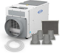 AprilAire E100 Pro Dehumidifier Bundle - 100 Pint Whole House Dehumidifier - Full Complete Kit - Crawl Spaces, Basements, Whole Homes, Commercial up to 5,500 sq. ft - 5 Year Warranty Included by AprilAire