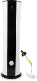 Westinghouse 28-inch Cool Mist Ultrasonic Tower Humidifier, 6L Top Fill Air Humidifier with Essential Oil Diffuser, Adjustable Mist Volume for Large Bedrooms by Westinghouse