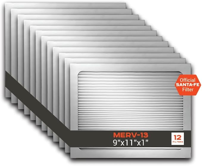 Santa Fe Certified MERV 13 Dehumidifier Filter (9x11x1) - 12 Pack, Compatible with Compact70, Ultra70, Element, Compact2, UA 65H - Image 3