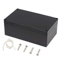 Junction Box, Zulkit Project Box IP65 Waterproof Outdoor Box ABS Plastic Electrical Boxes Electronic Enclosure Black 7.9 x 4.7 x 2.95 inch (200 x 120 x 75mm) by Zulkit