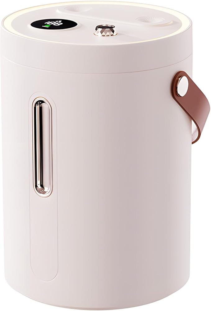 Blingbin Humidifiers for Bedroom, 2.5L Dual Nozzle Air Humidifiers for Home with Night Light, Portable Quiet Cool Mist Humidifiers,Desk Humidifier with LCD Display for Bedroom Travel Office Baby Plant - Image 9