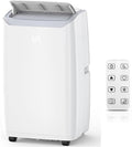 14000Btu Portable Air Conditioner Cools up to 750 Sq.Ft, 3-in-1 Quiet Portable AC Unit with Remote Control & Installation Kits for Large Room, 3 Speed, Auto Swing, 24H Timer by MERXENG
