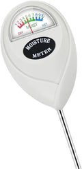 Soil Moisture Meter, Plant Water Meter Soil Meter Moisture Sensor Hygrometer for Indoor Outdoor Plant Care,No Battery Needed(White) by Hathdia