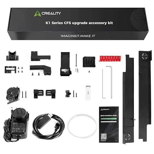 Creality Official K1/K1 Max/K1C/K1 SE CFS Upgrade Accessory Kit for Multicolor 3D Printing, Quick Connection to CFS,Dedicated New Extruder,CFS Upgrade Kit for K1 Series 3D Printer ﻿ by Creality