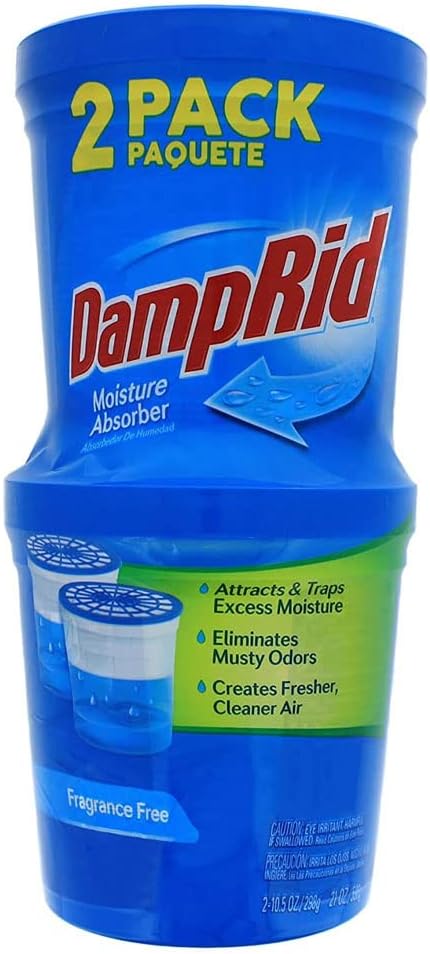 DampRid Lavender Vanilla Refillable Moisture Absorber - 10.5oz cups - 2 pack – Traps Moisture for Fresher, Cleaner Air - Image 2
