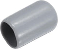 uxcell 20pcs Rubber End Caps 9mm ID Vinyl PVC Round Tube Bolt Cap Cover Screw Thread Protectors Grey by uxcell