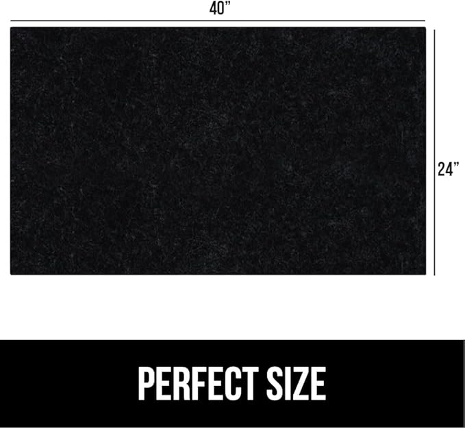 GORILLA GRIP LeakGuard Non-Adhesive Under Sink Mat for Kitchen Cabinet, 24x40, Waterproof Quick Dry Shelf Liner, Durable Absorbent Felt Mats for Bathroom Sinks, Cabinets, Dresser, Easy to Trim, Black - Image 7