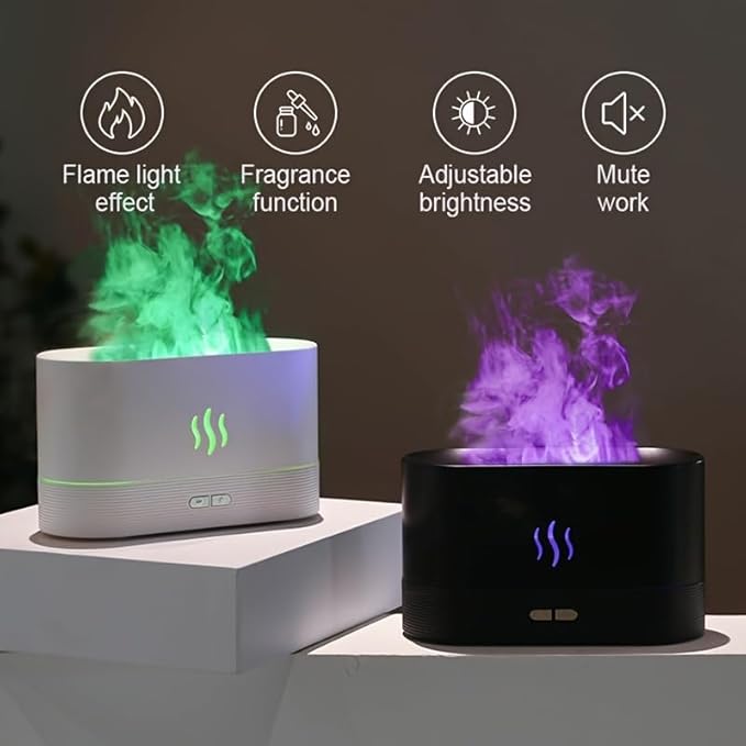 Modern Portable EmberAire Cool Mist Faux Fire Humidifier - Image 5