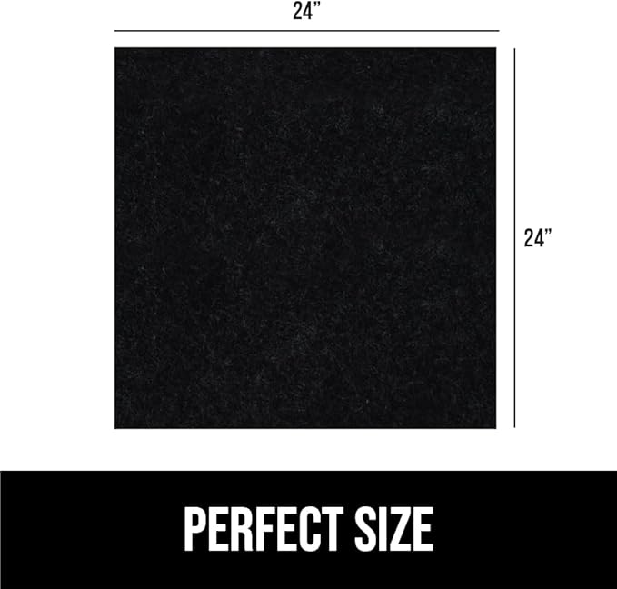 GORILLA GRIP LeakGuard Non-Adhesive Under Sink Mat for Kitchen Cabinet, Waterproof Quick Dry Shelf Liner, Durable Absorbent Felt Mats for Bathroom Sinks, Cabinets, Dresser, Easy to Trim, 24x24 Black - Image 7