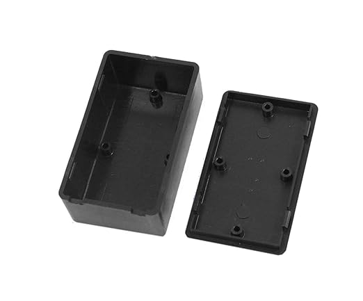 YXQ 60x36x25mm Waterproof Electric Project Case Junction Box with Cover Black Plastic, 6-Pack - Image 3