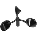Happyyami Anemometer Wind Speed Sensor - 3-Cup Abs Wind Gauge for Accurate Wind Measurement, Easy Installation for Weather Monitoring, Environmental Surveys, Wind Energy Applications by Happyyami