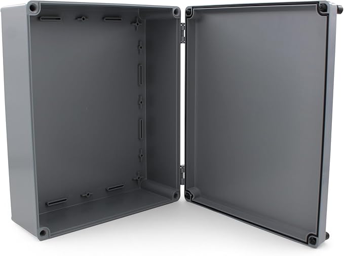 Co. Weather & Dust Proof PS Plastic Junction Conduit Box (1, 12" x 8" x 4") by DJCSupplyCompany