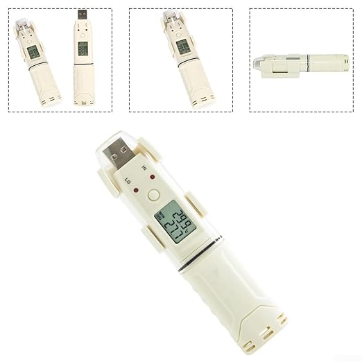 GM1366 GM1365 Temperature Humidity Data Logger Recorder for Agricultural Greenhouse Cold Chain Warehouse Monitoring USB Interval Alarm(Temp & Hum) - Image 2
