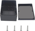 Outdoor Waterproof Junction Box IP67 Project Box ABS Black Electrical Boxes Electronic Enclsoure for DIY Project 11.4 x 8.3 x 3.9 inch (290x190x100mm) by Otdorpatio