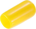 uxcell 20pcs Rubber End Caps 7mm ID Vinyl PVC Round Tube Bolt Cap Cover Screw Thread Protectors Yellow by uxcell