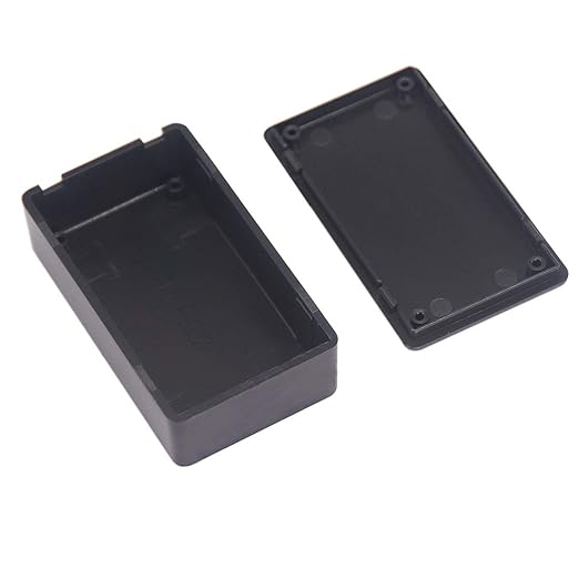 Zulkit 5Pcs Project Boxes ABS Plastic Electrical Project Case Power Junction Box Black 2.8 x 1.7 x 0.91 Inch (72 x 42 x 23mm) - Image 5