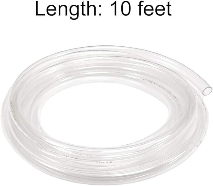 Eastrans 10ft x 1.25" ID Clear Vinyl Tubing, Flexible Hybrid PVC Tubing Hose, Lightweight Plastic Tube UV Chemical Resistant Vinyl Hose, BPA Free and Non Toxic - Image 5