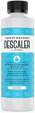 IMPRESA Coffee Machine Descaler (2 Uses Per Bottle) - Made in the USA - Universal Descaling Solution, Compatible with Nespresso, Delonghi and All Single Use Coffee and Espresso Machines by IMPRESA