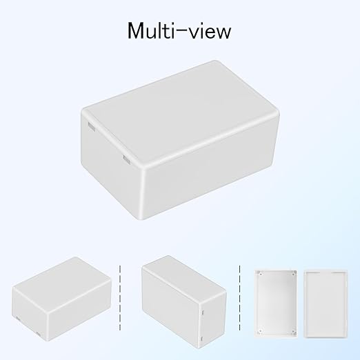 Project Box 8 Pieces Electrical Box Small Junction Box ABS Plastic Enclosure Power Electronic Case White 2.76" x 1.77" x 1.14"(70 x 45 x 29mm) - Image 6